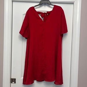 A’Beautiful Soul (Now Arula) Red Dress with Bow Detail